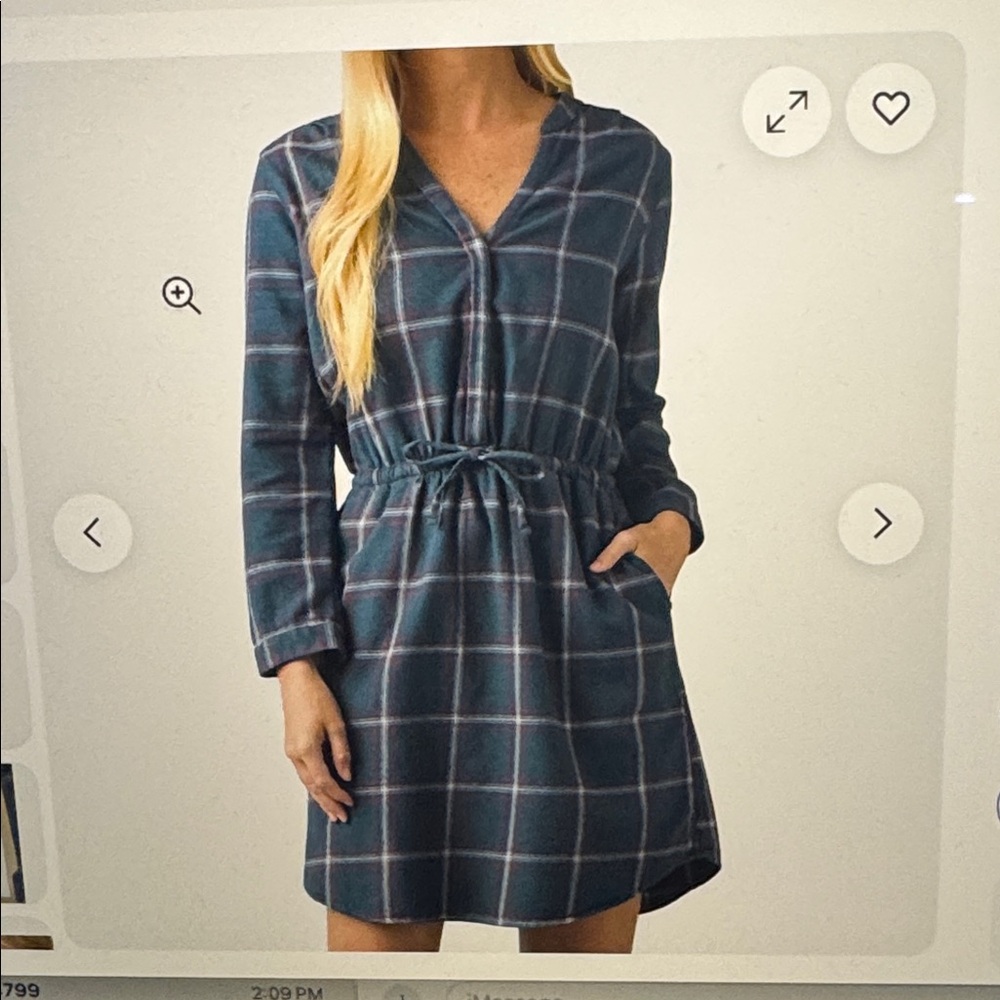 Prana Loop to Pines Dress Deep Stellar Women’s Medium NWT new relaxed fit